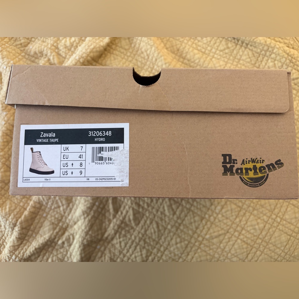 Dr. Martens Zavala Vintage Taupe Boots